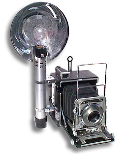 The Graplex Speed Graphic camera.